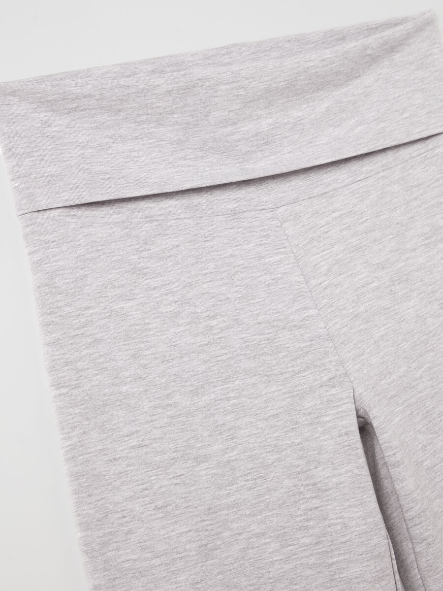 Jersey Yoga Pants Grey Mélange_8