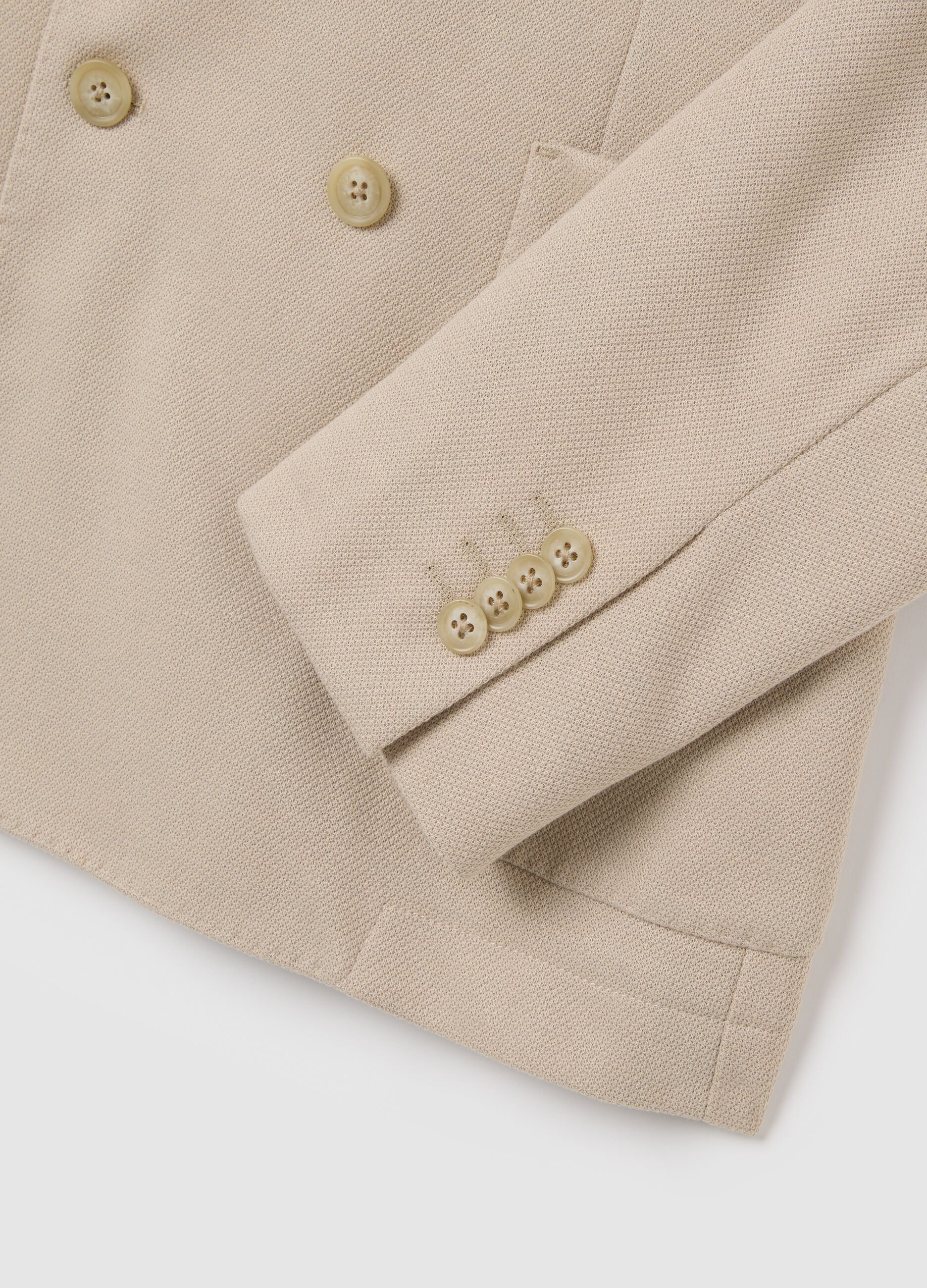 Blazer da uomo beige slim fit