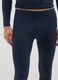 Blue Regular Fit Leggings_3