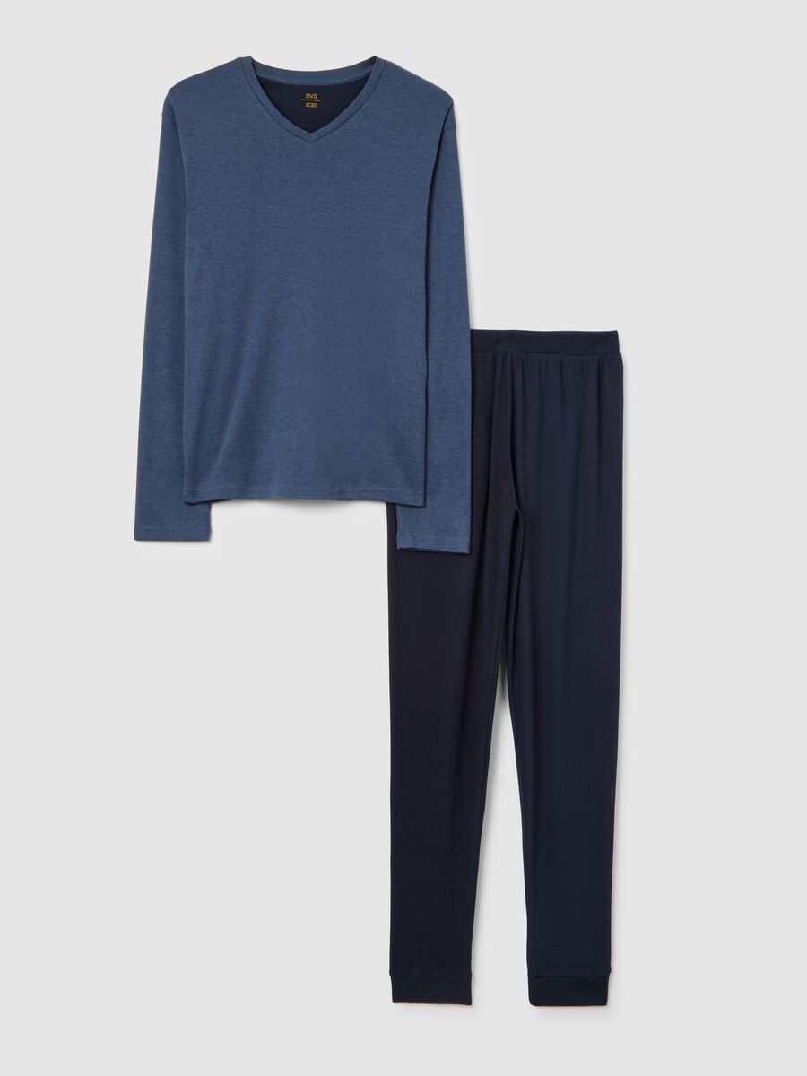 Blue cotton pyjamas_0