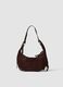 Borsa marrone a spalla con frange_1
