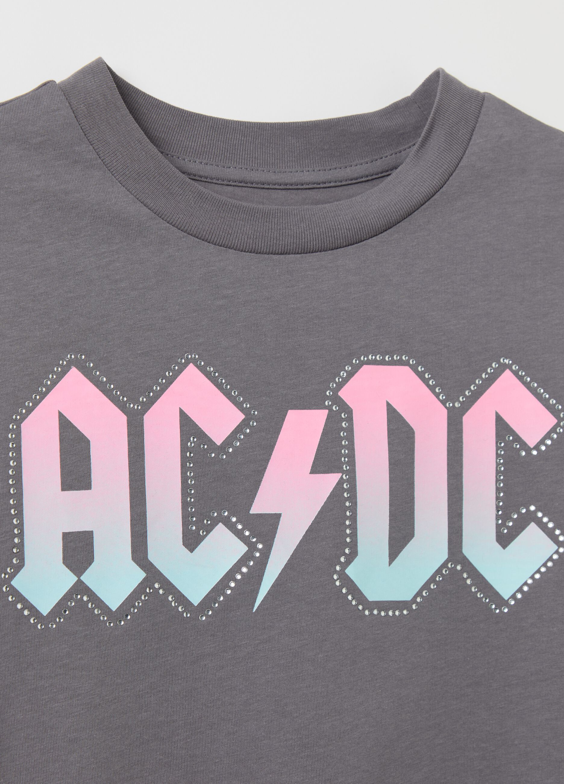 T-shirt with AC/DC print