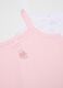 Multicolour pure cotton girls' vest twin pack_3