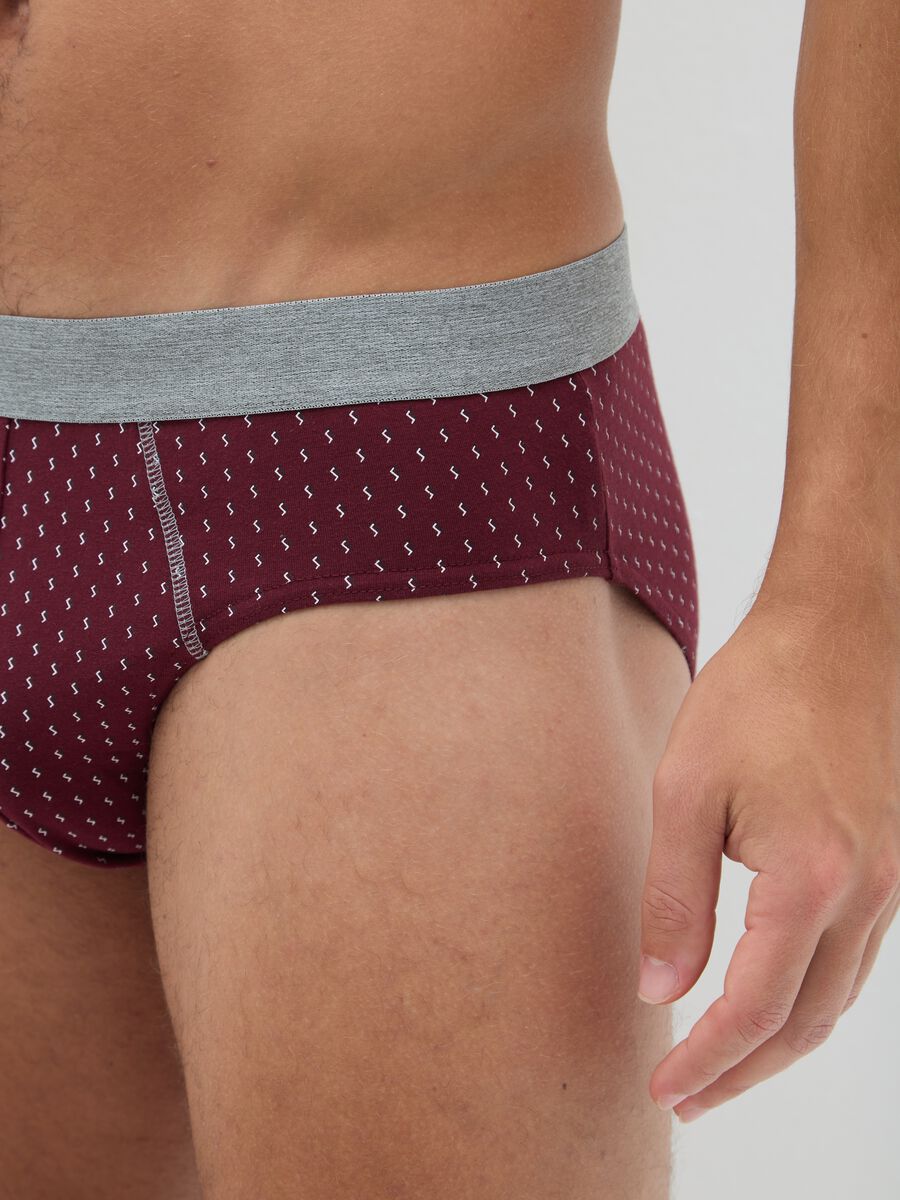 Tripack Multicolour Stretch Cotton Briefs_3