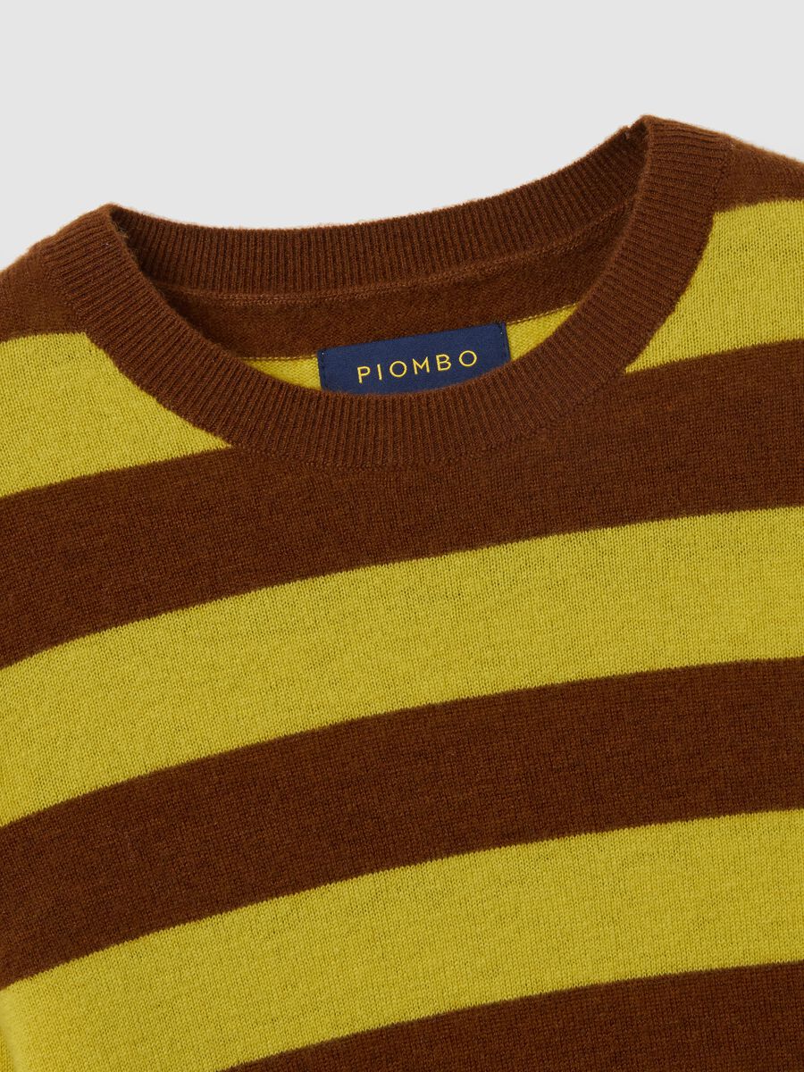 Multicolour Pure Wool Regular Fit Sweater_5