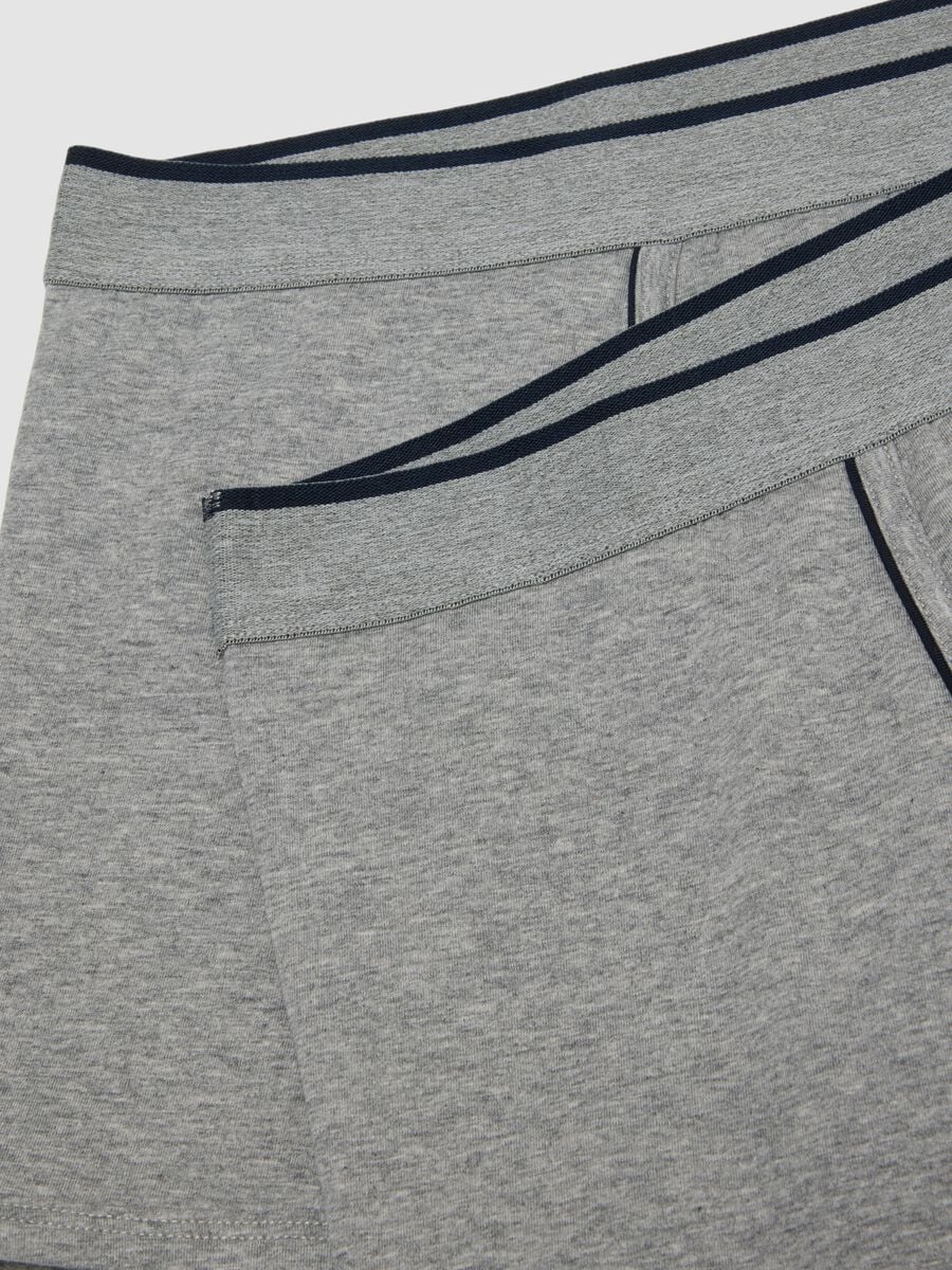 2-pack of grey Supima stretch cotton boxer briefs_5