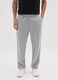 Grey pure cotton trousers with oversized fit_1