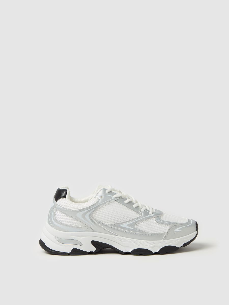 Combination sneakers with laces_0