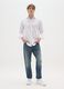 Jeans in puro cotone denim regular tapered_0