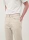 Beige pure cotton twill straight-fit jeans_4