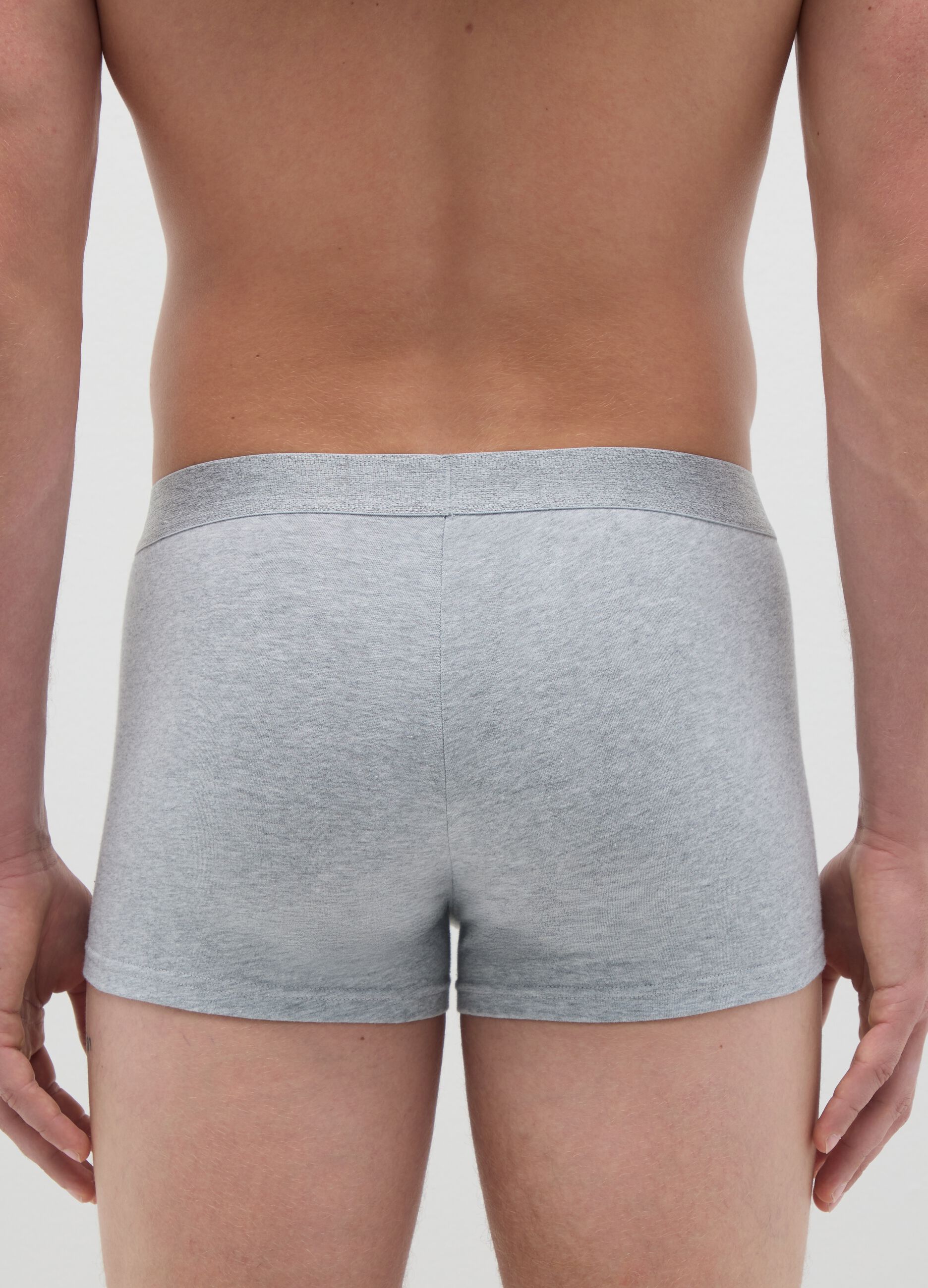 Set 3 boxer da uomo in misto cotone multicolor regular fit