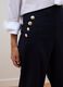 Blue stretch viscose straight-fit trousers_3