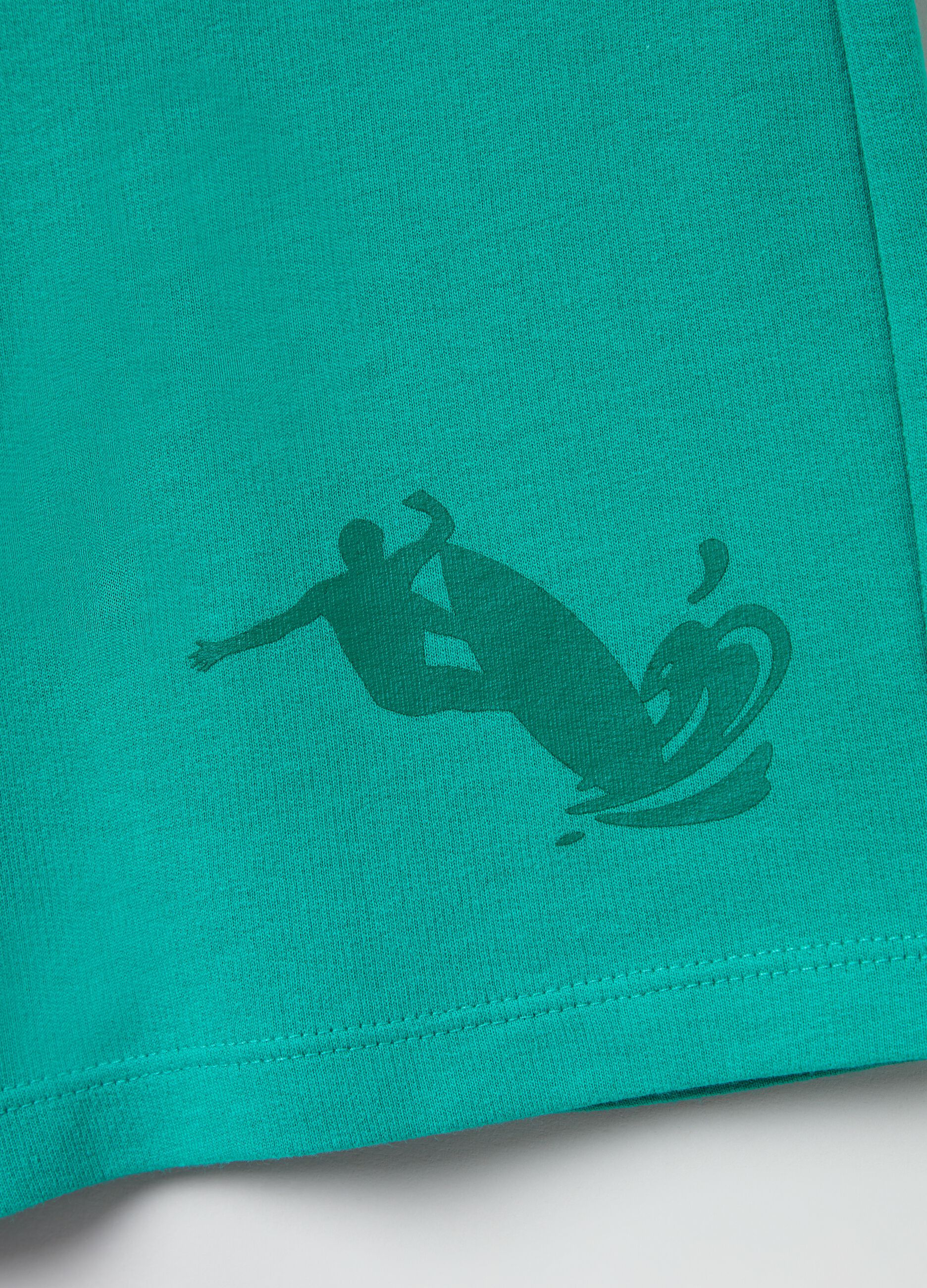 Bermuda jogger in French Terry Grand&Hills_2