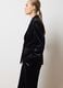 Slim fit black velvet blazer_2