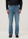 Regular fit blue denim pure cotton jeans_1