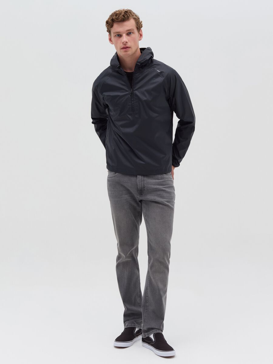 Essential waterproof half-zip jacket_1