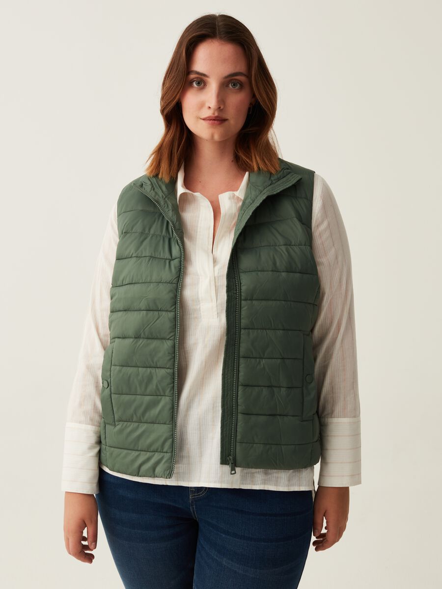 Gilet ultralight a collo alto Curvy_0
