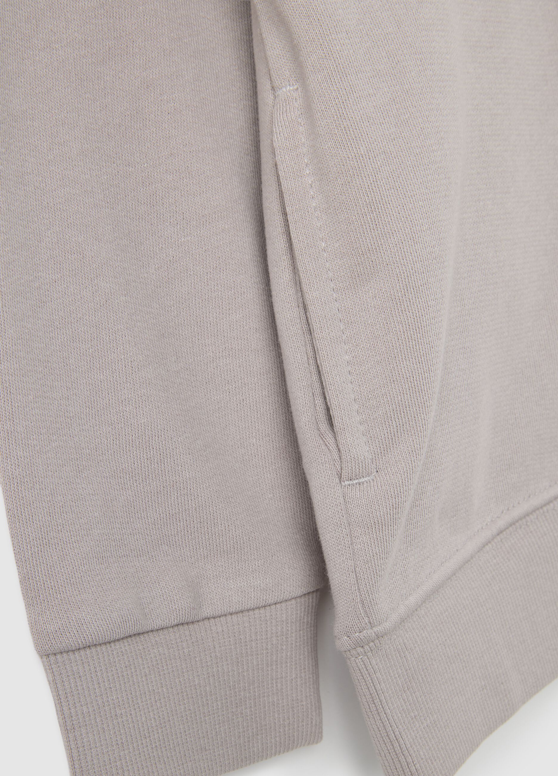 Grey pure cotton regular fit kids' sweatshirt