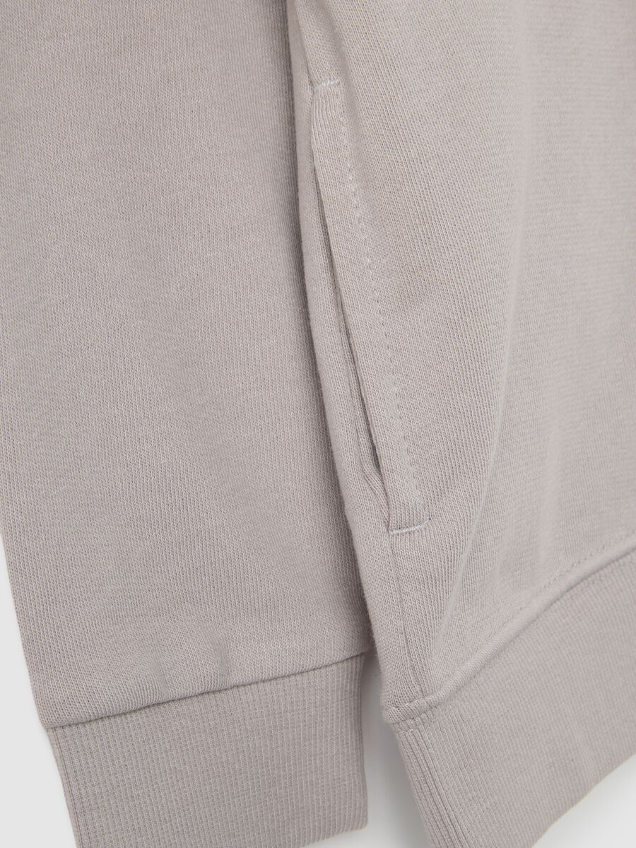 Grey pure cotton regular fit kids' sweatshirt_2