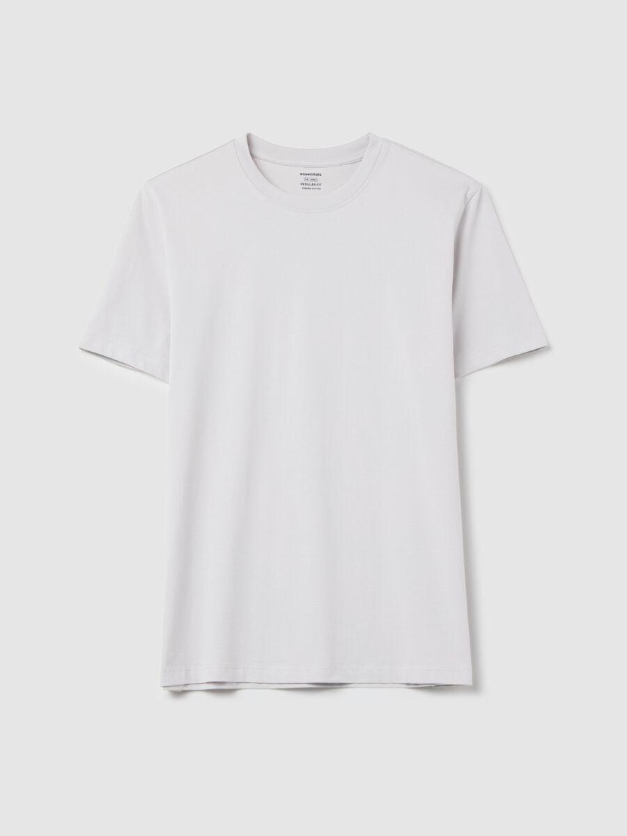 Organic cotton T-shirt with round neck_4