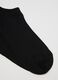 Men's Black Cotton Blend Short Socks Tripack_2