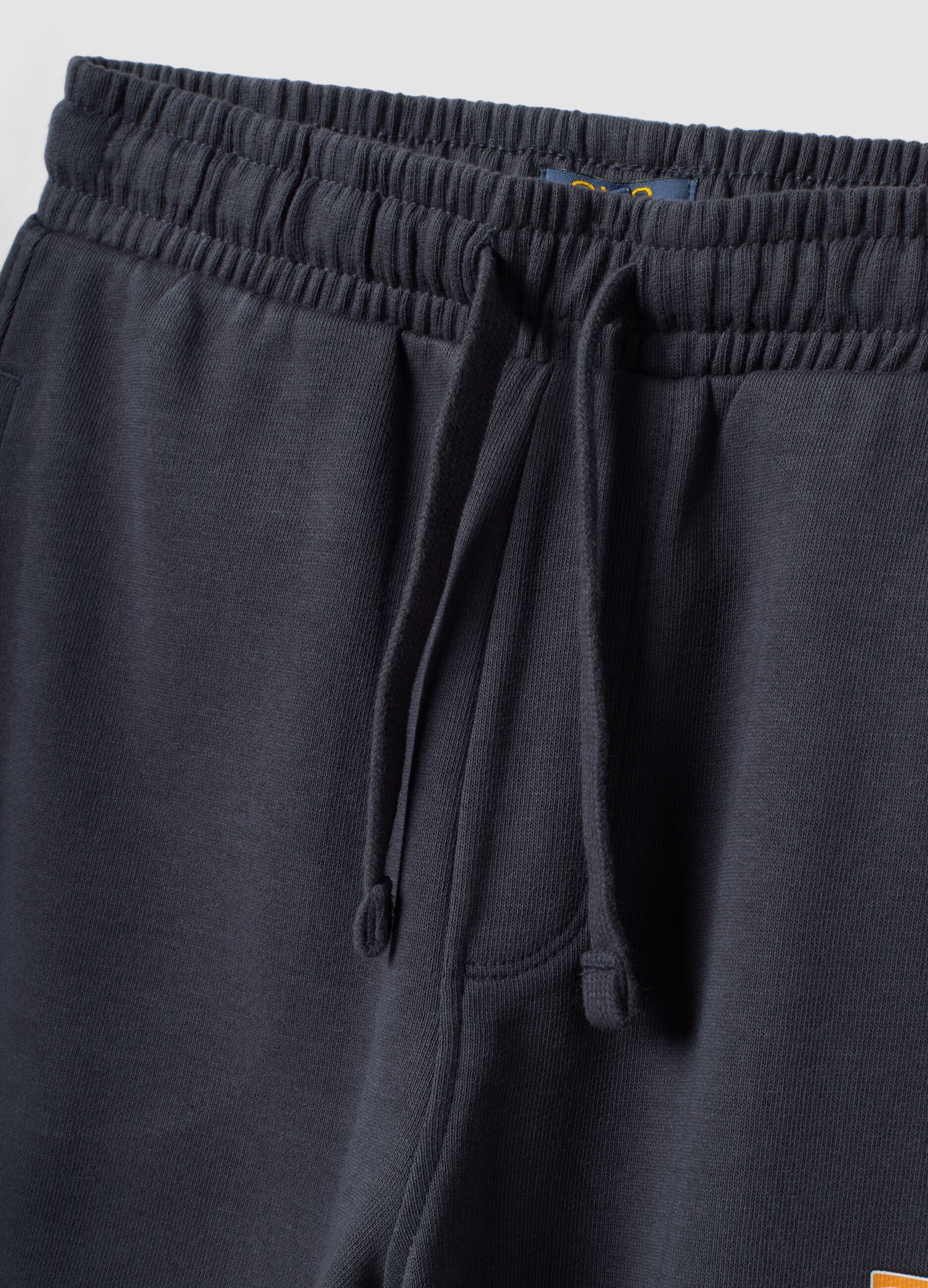 Grey pure cotton joggers