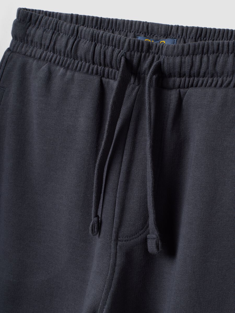 Grey pure cotton joggers_2