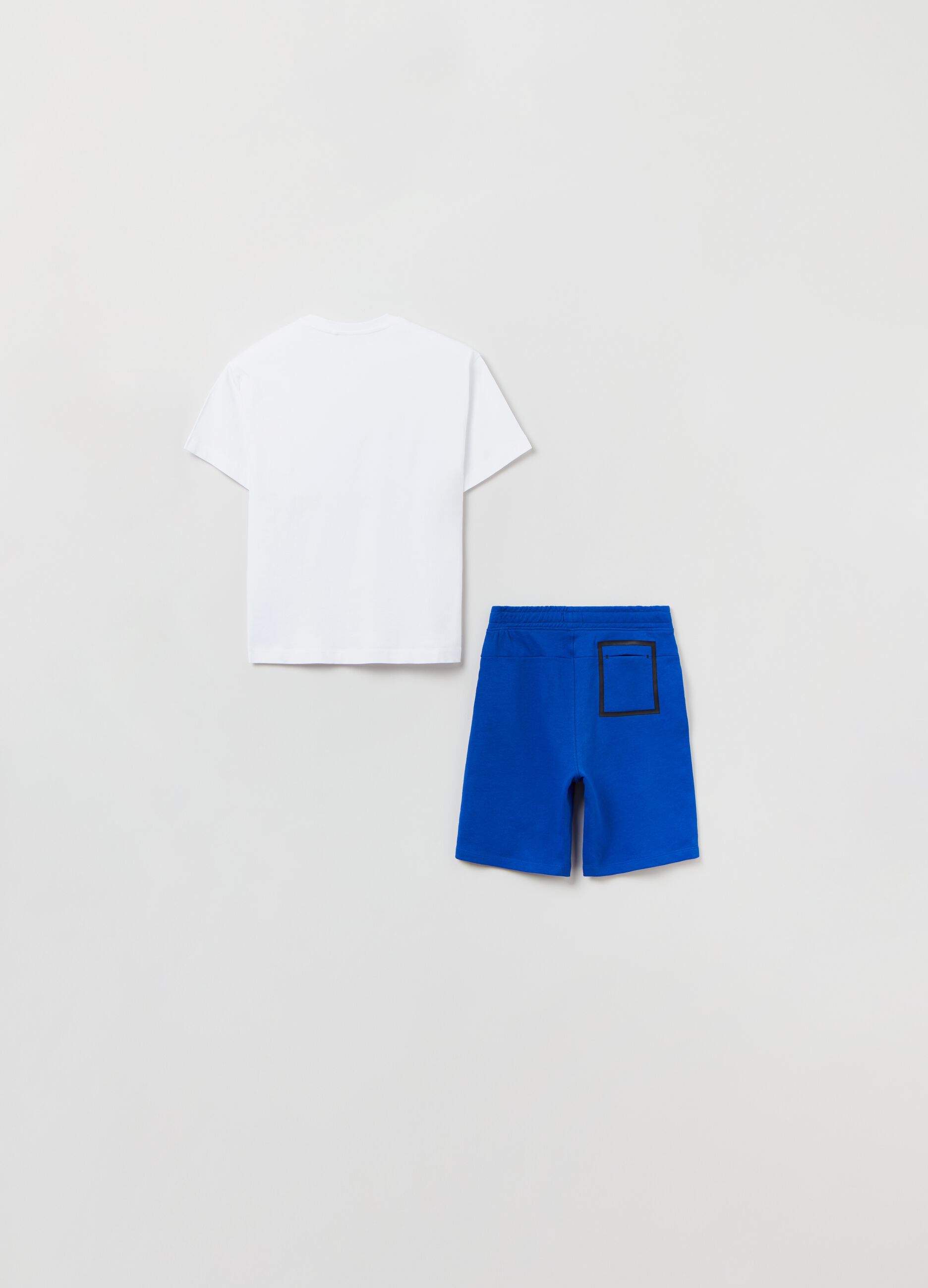 Jogging set in cotone con stampa lettering_1