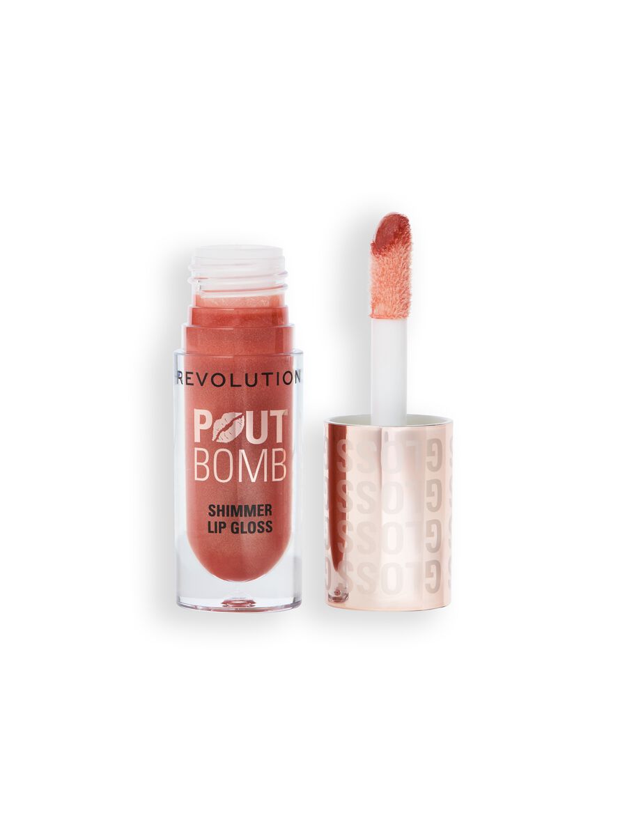 Revolution Pout Bomb Shimmer Gloss Nude Glow_1