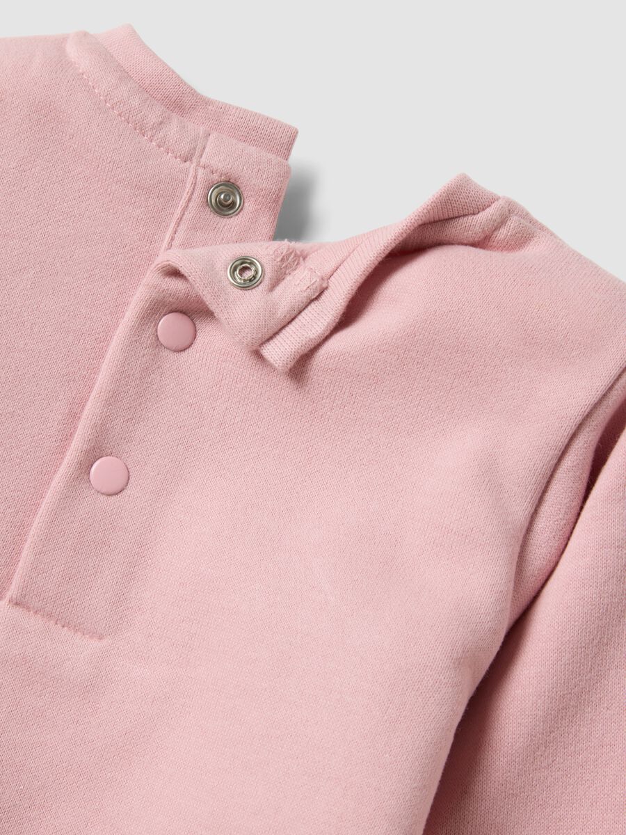 Pink two-piece pure organic cotton printed set_3