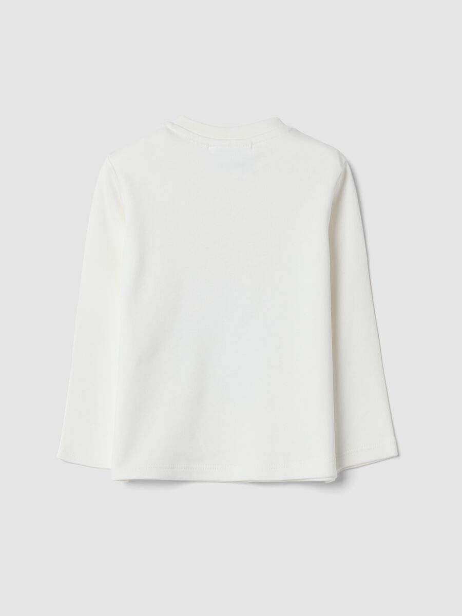 Maglietta bianca in puro cotone con girocollo Mario Kart regular fit_1
