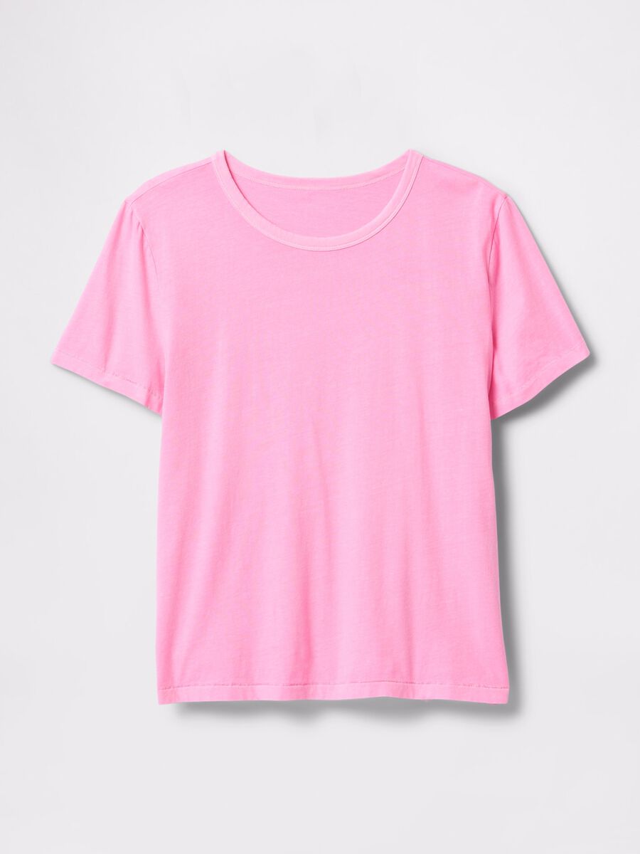 Pink T-shirt in 100% cotton_3