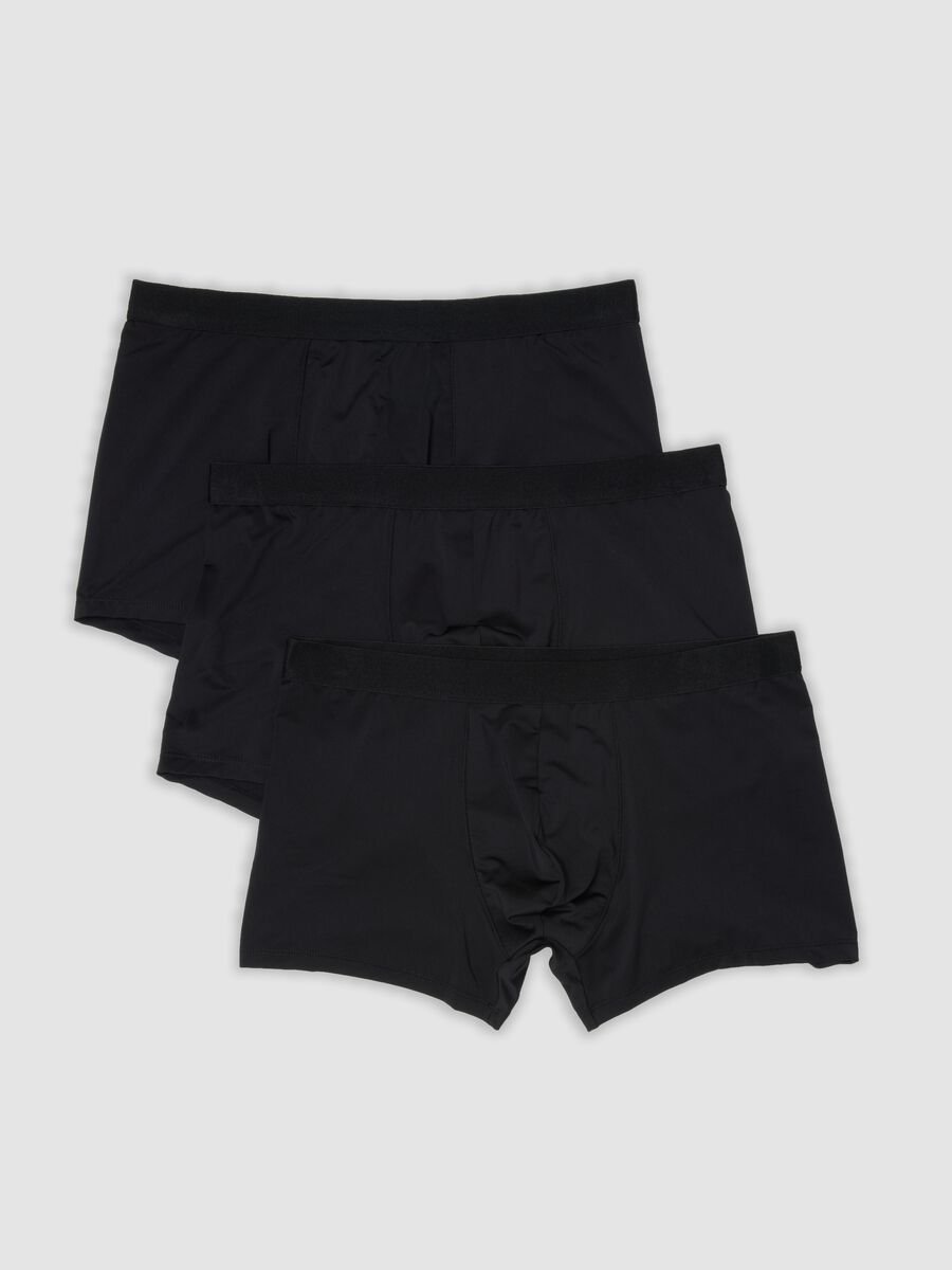 Three-pack of black stretch microfibre boxers_4