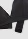 Black triangle bra in stretch fabric with removable padding_1