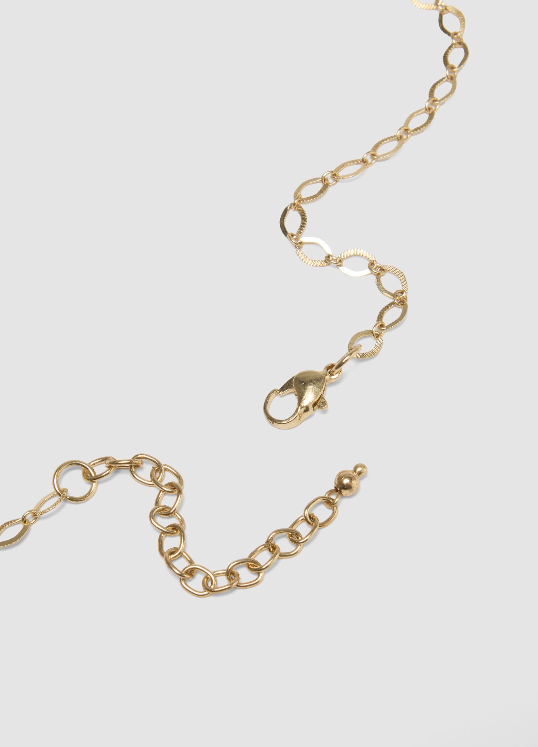 Multicoloured charm necklace