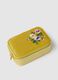 Yellow Jewellery Case with Floral Embroidery and Zip_1