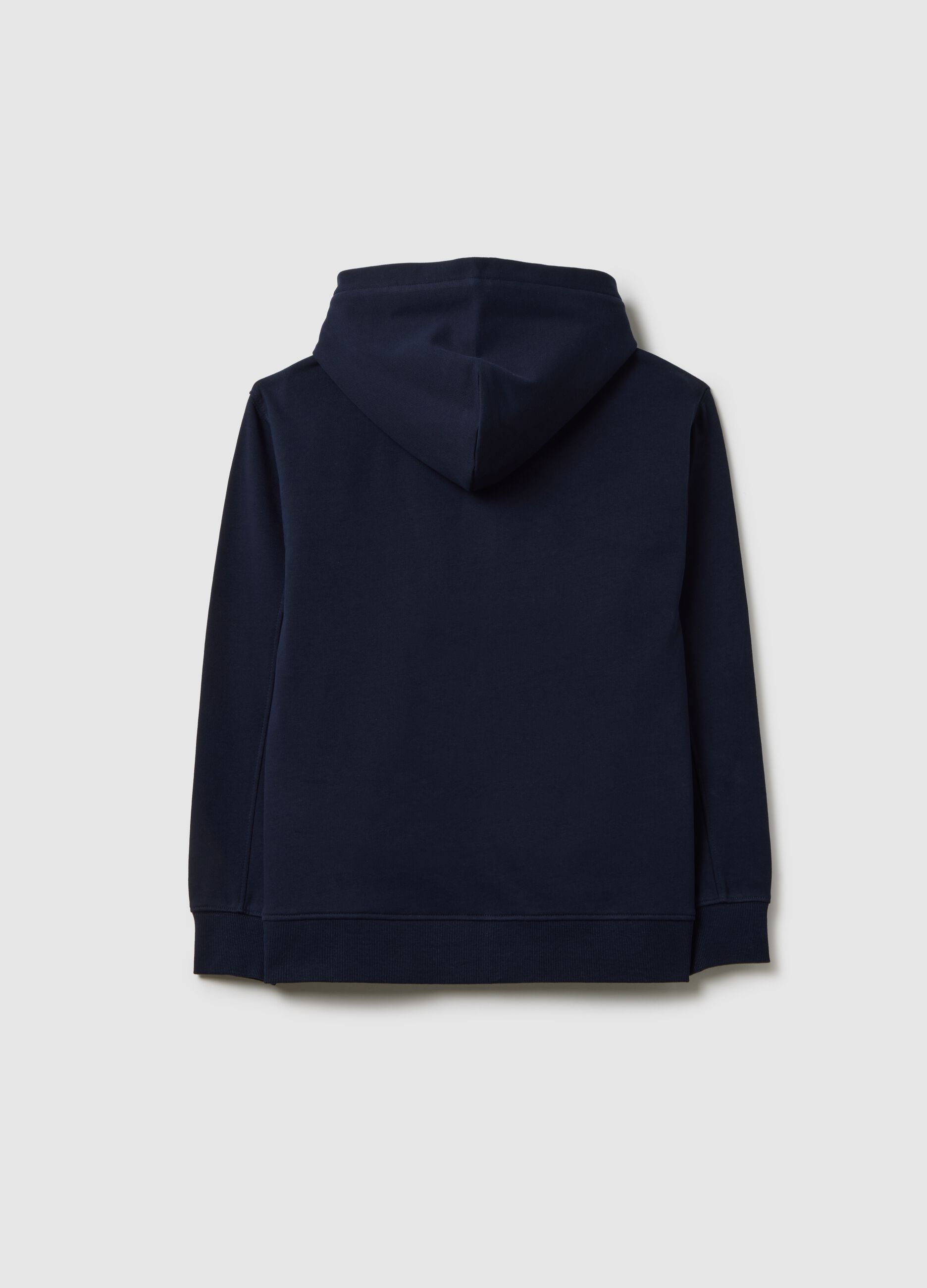 Boys' blue pure cotton regular fit sweatshirt