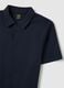 Men&rsquo;s blue polo shirt in 100% cotton with regular fit_5