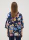 Blue floral stretch-cotton top_3