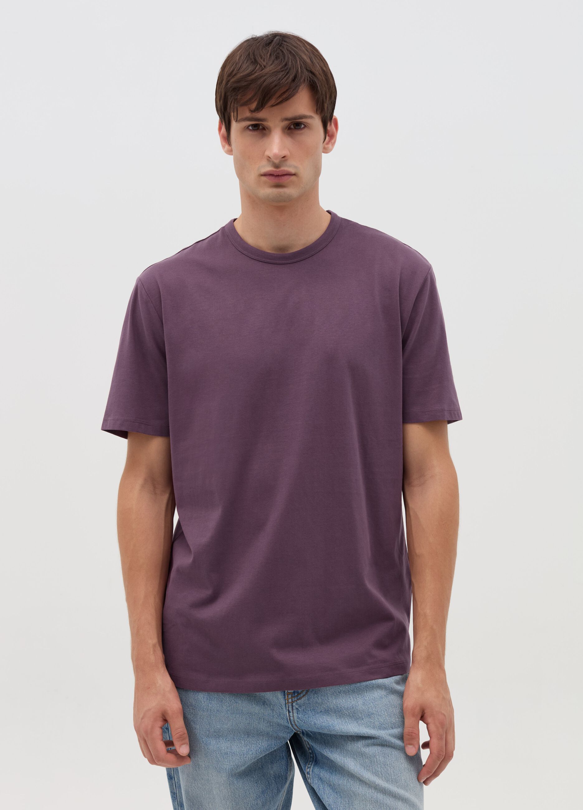 T shirt e Magliette Uomo Viola OVS