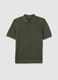 Pure Cotton Green Regular Fit Polo_4