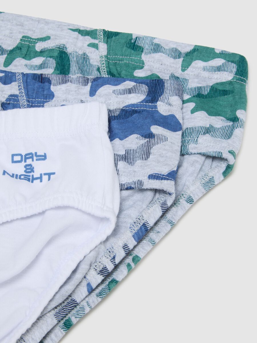 Set multipack slip da ragazzo in puro cotone multicolore regular fit_3