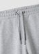 Pantaloni grigi culotte in puro cotone organico per ragazza_2