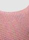 Pink viscose-blend knit top_1
