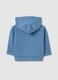 Boy's blue pure cotton sweatshirt with regular fit_1