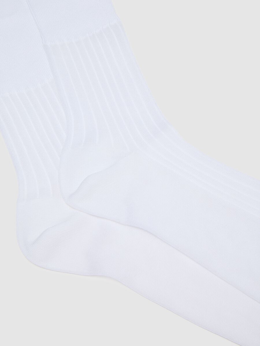 White pure cotton socks twin pack_1