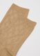 Beige stretch cotton socks_1