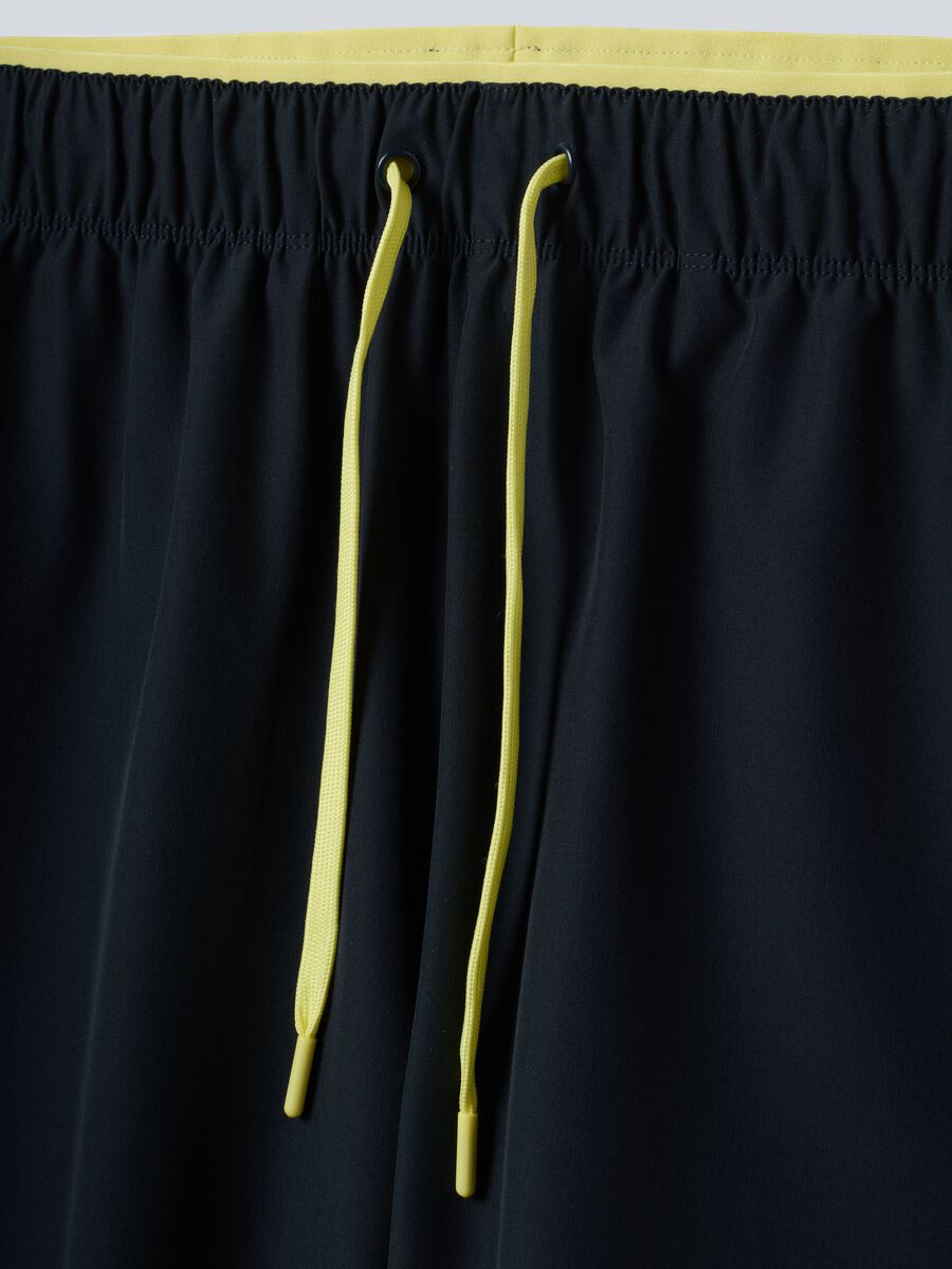 Shorts sportivi neri in tessuto elasticizzato ALTAVIA COURT_6