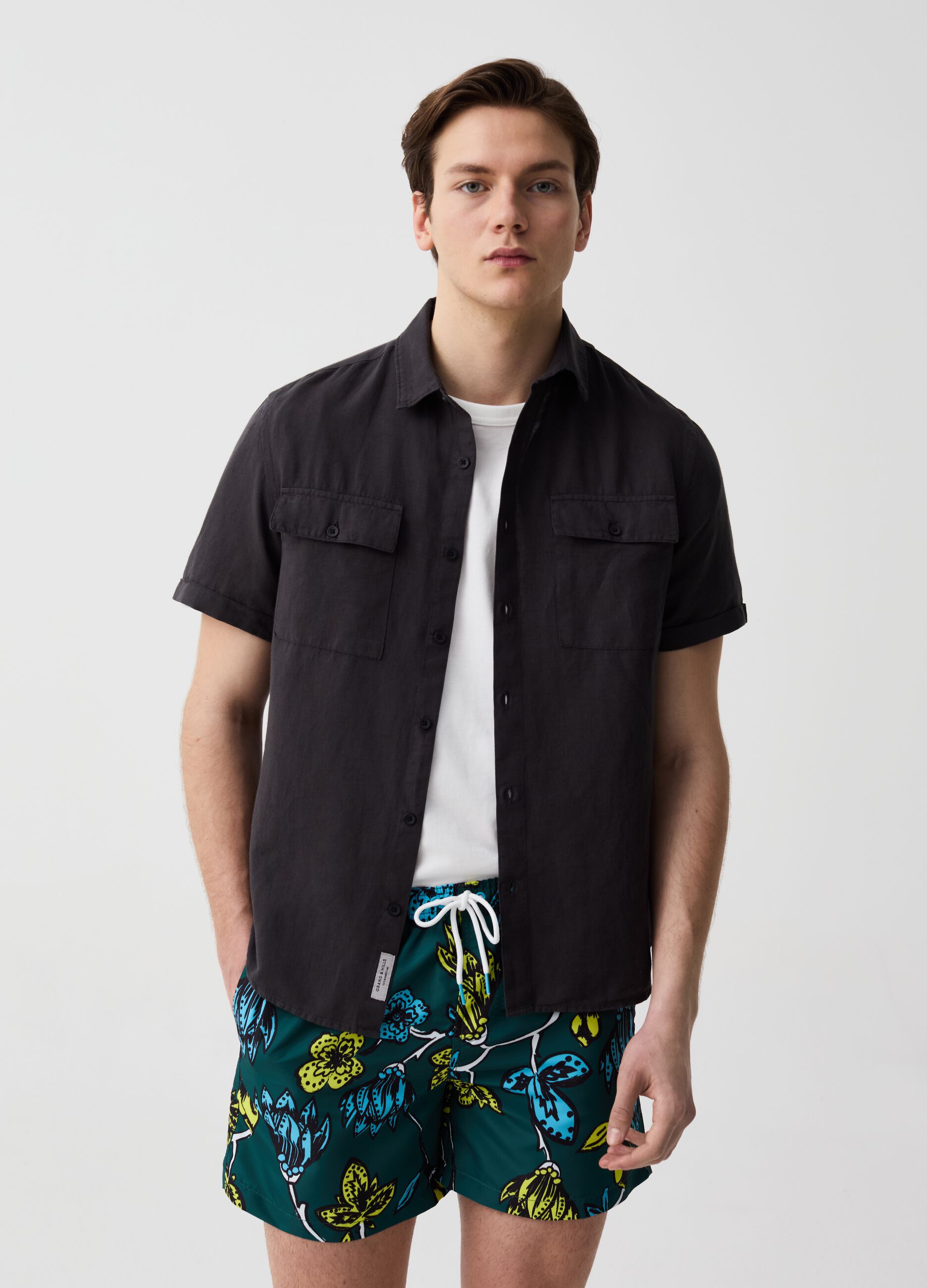 Ovs Costume boxer con stampa a fiori