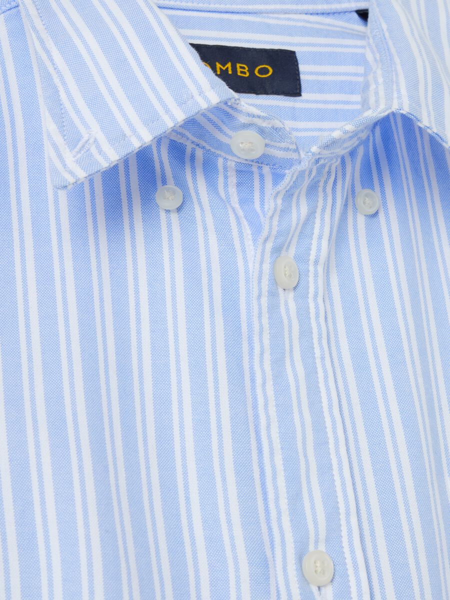 Striped Oxford cotton shirt_5